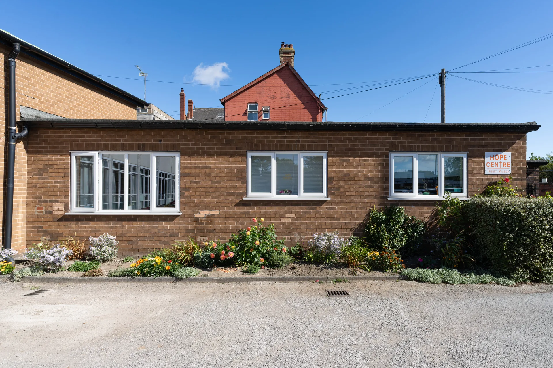 The Hope Centre Trinity Mission exterior building in Castleford